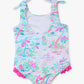 Tie Shoulder One Piece - Tropical Resort