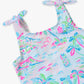 Tie Shoulder One Piece - Tropical Resort