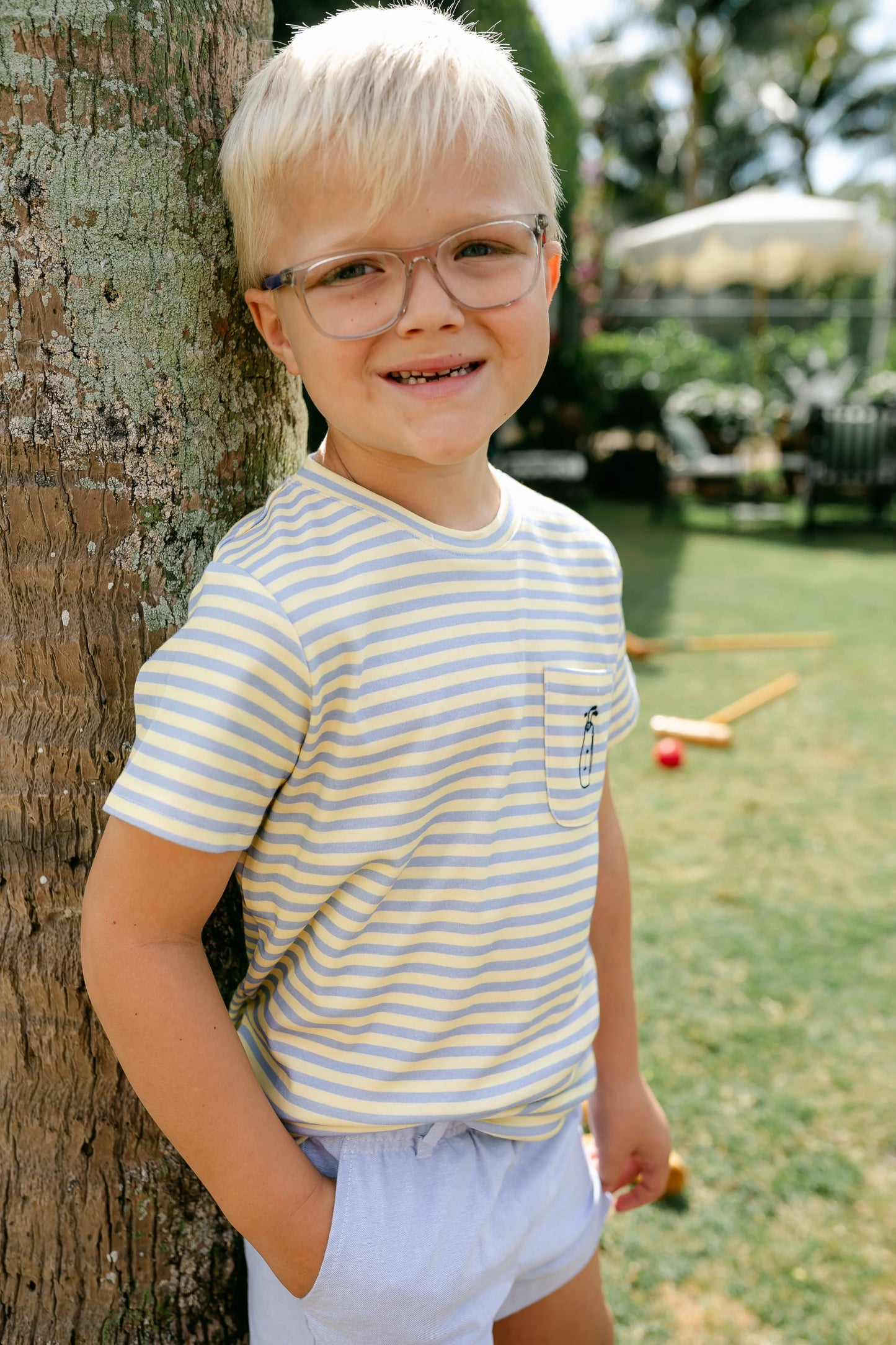 Little Paper Kids Jackson Pocket Tee - Golf (Jackson-Pocket-Tee-Golf)