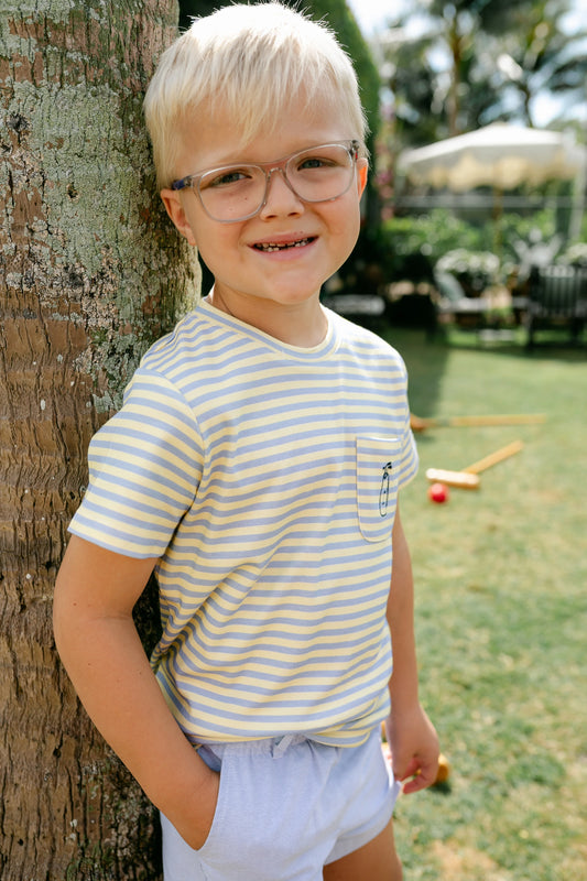 Little Paper Kids Jackson Pocket Tee - Golf (Jackson-Pocket-Tee-Golf)