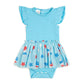 Sweet WinkBomb Pop Short Sleeve Tutu Bodysuit - 4th of July - Baby
