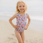 Ollie Jay Lucy Swim in Pink Celebration | girls UPF 50 swim