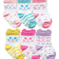 Multi Colored Cat Toddler Socks