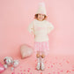 Ditsy Love Valentine's Day Matching Knit Sweater - Kids