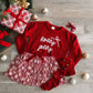 Holly Jolly Bow Christmas Sweater - Kids