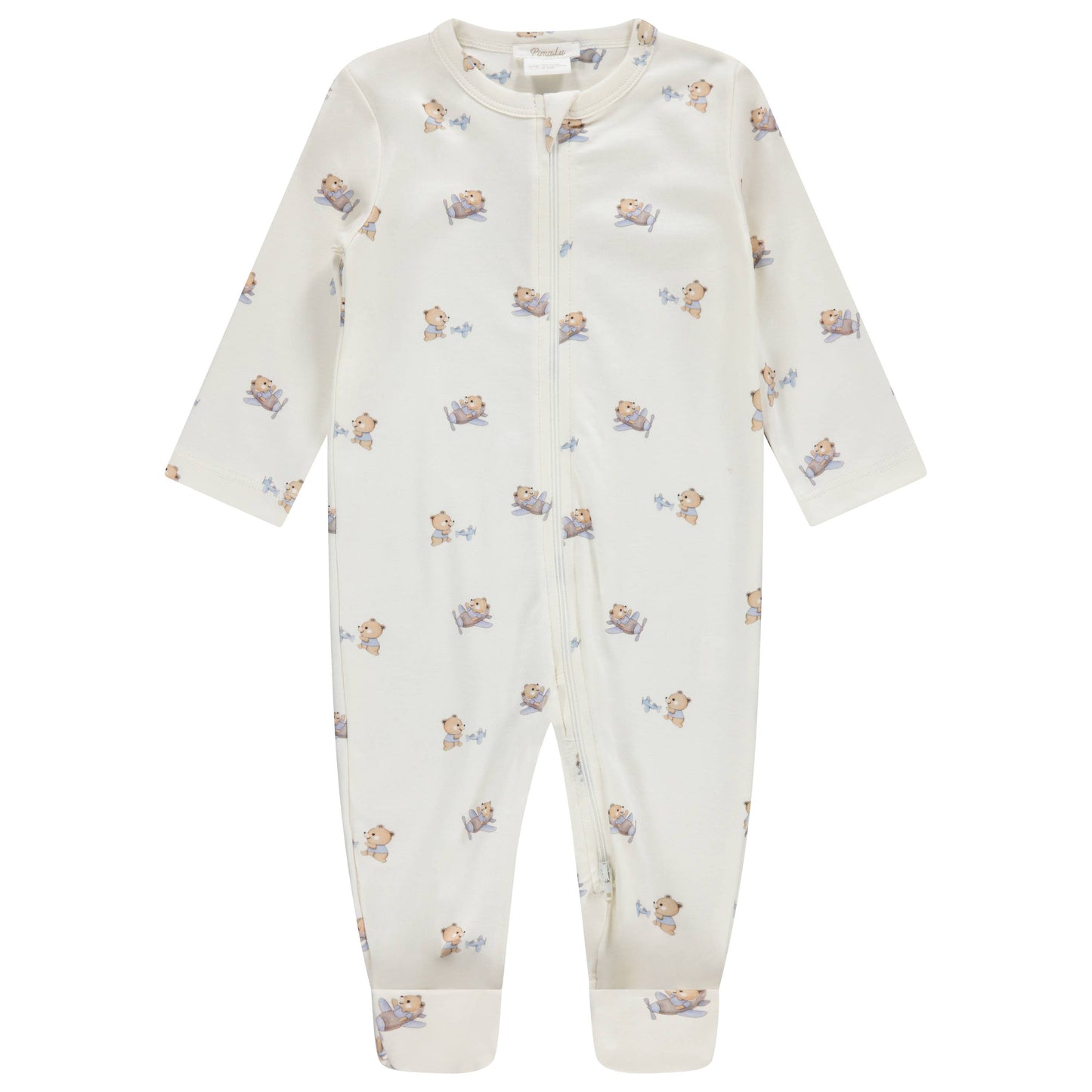 ZIPPER FOOTIE - AIRPLANE BEARS