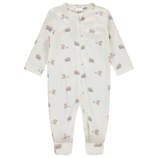 ZIPPER FOOTIE - AIRPLANE BEARS