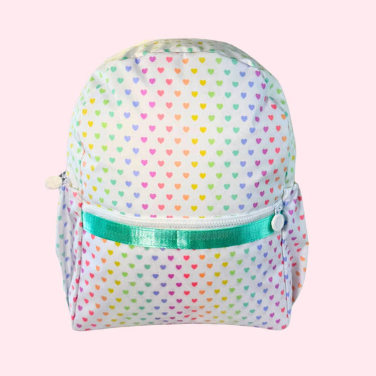 Sweetheart ~Glossy~ Medium Backpack w/ Pockets | Mint