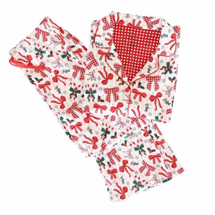 Women's Two Piece Flare Lounge Set | Bow What Fun