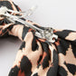 Leopard Print Bow Hairpin