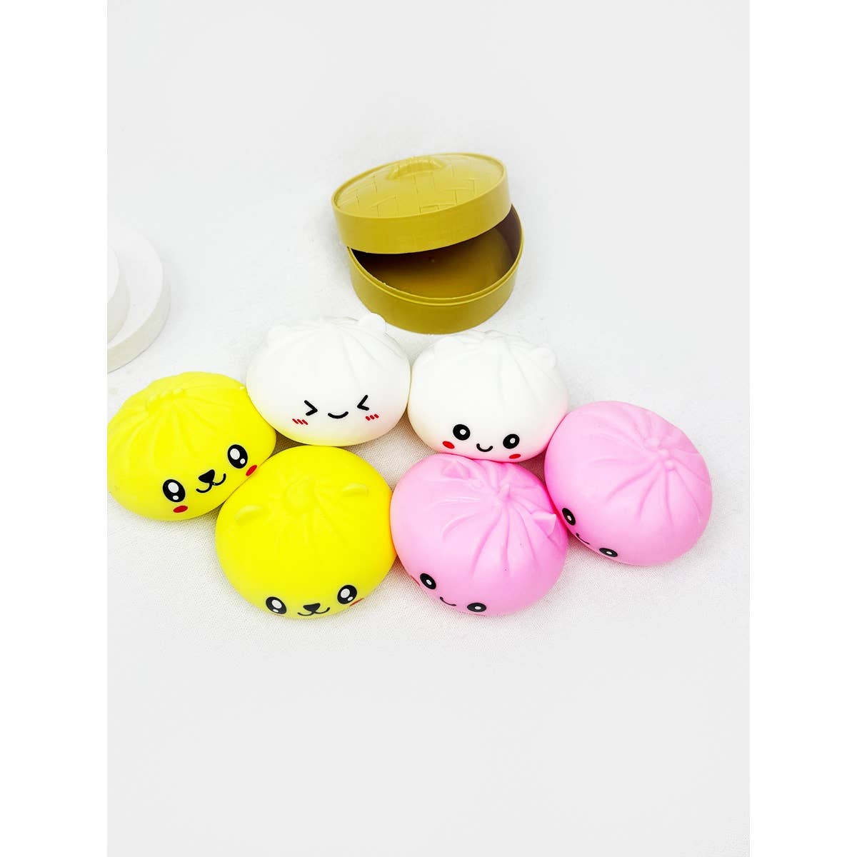 Mystery Dumpling Flour Squishy Box with Steamer