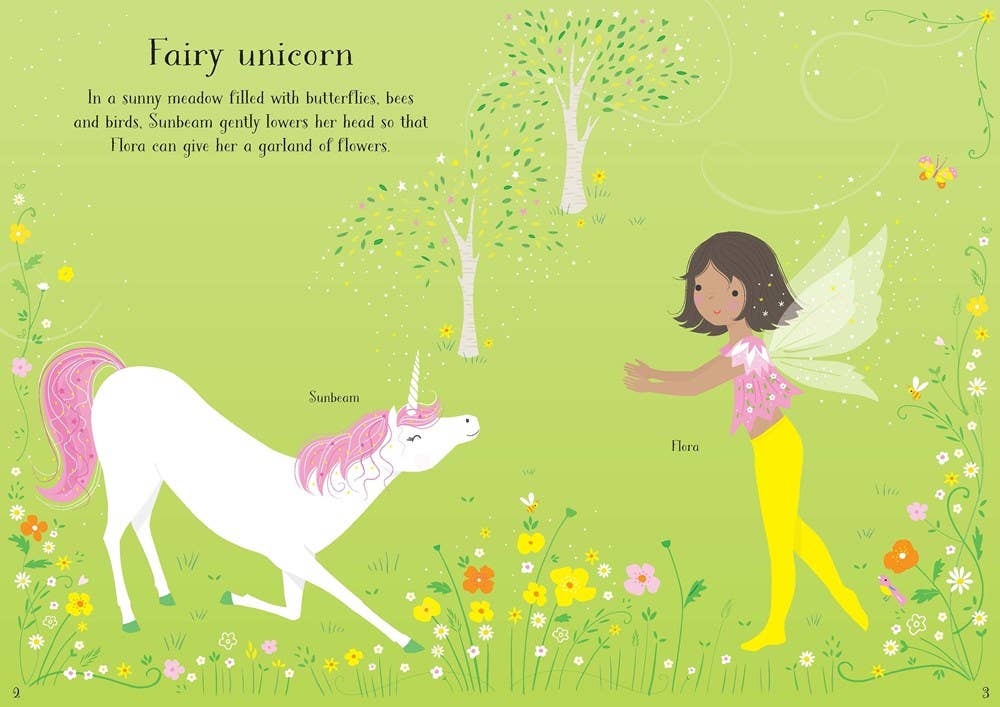 Little Sticker Dolly Dressing Unicorns : Usborne