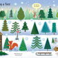 Sparkly Christmas Trees : Usborne