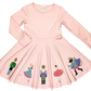 GIRL-Nutcracker Celebration Dress-Rose Shadow