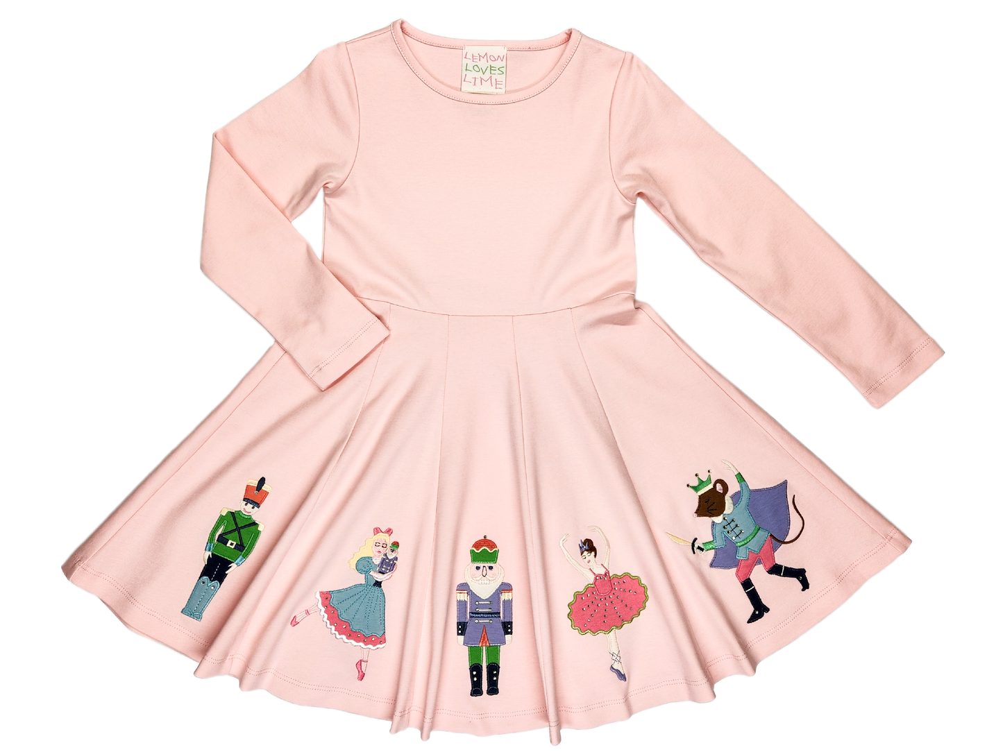 GIRL-Nutcracker Celebration Dress-Rose Shadow