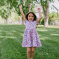 Ollie Jay Classic Twirl Dress in Pink Celebration