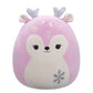 Squishmallow Christmas Plush Toy 5" Falala Pink Fawn