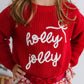 Holly Jolly Bow Christmas Sweater - Kids