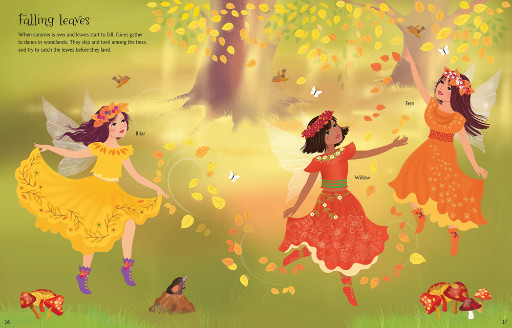 Sticker Dolly Dressing Dancing Fairies : Usborne