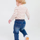 Boys Medium Wash Stretch Denim Pull-on Jeans
