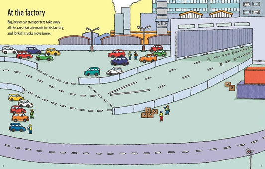First Sticker Book Trucks : Usborne