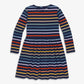 Perfect pocket dress in rainbow stripe