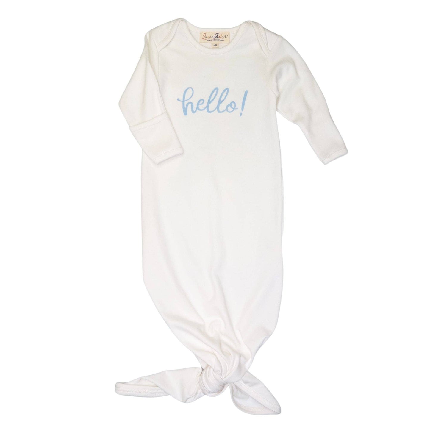 Hello! Knot Gown - Blue by Luna and Arlo