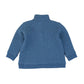 Boys Heather Indigo Quilted Quarter Snap Sweatshirt