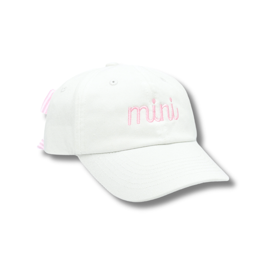 Mini Bow Baseball Hat (Baby, Youth)