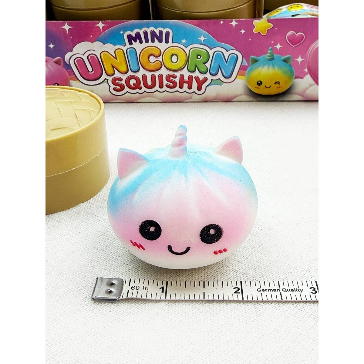 Mini Unicorn Mystery Dumpling Squishy with Steamer