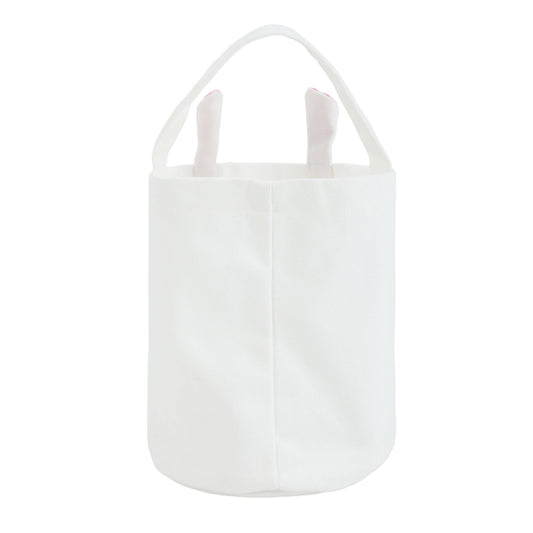 Pink Gingham Easter Bunny Basket