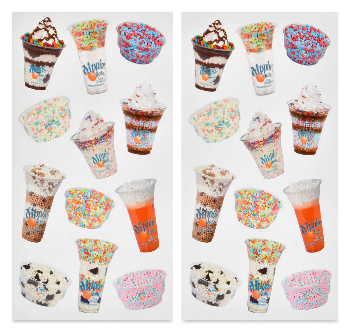 DIPPIN' DOTS SCENTED STICKERS - 2 SHEETS