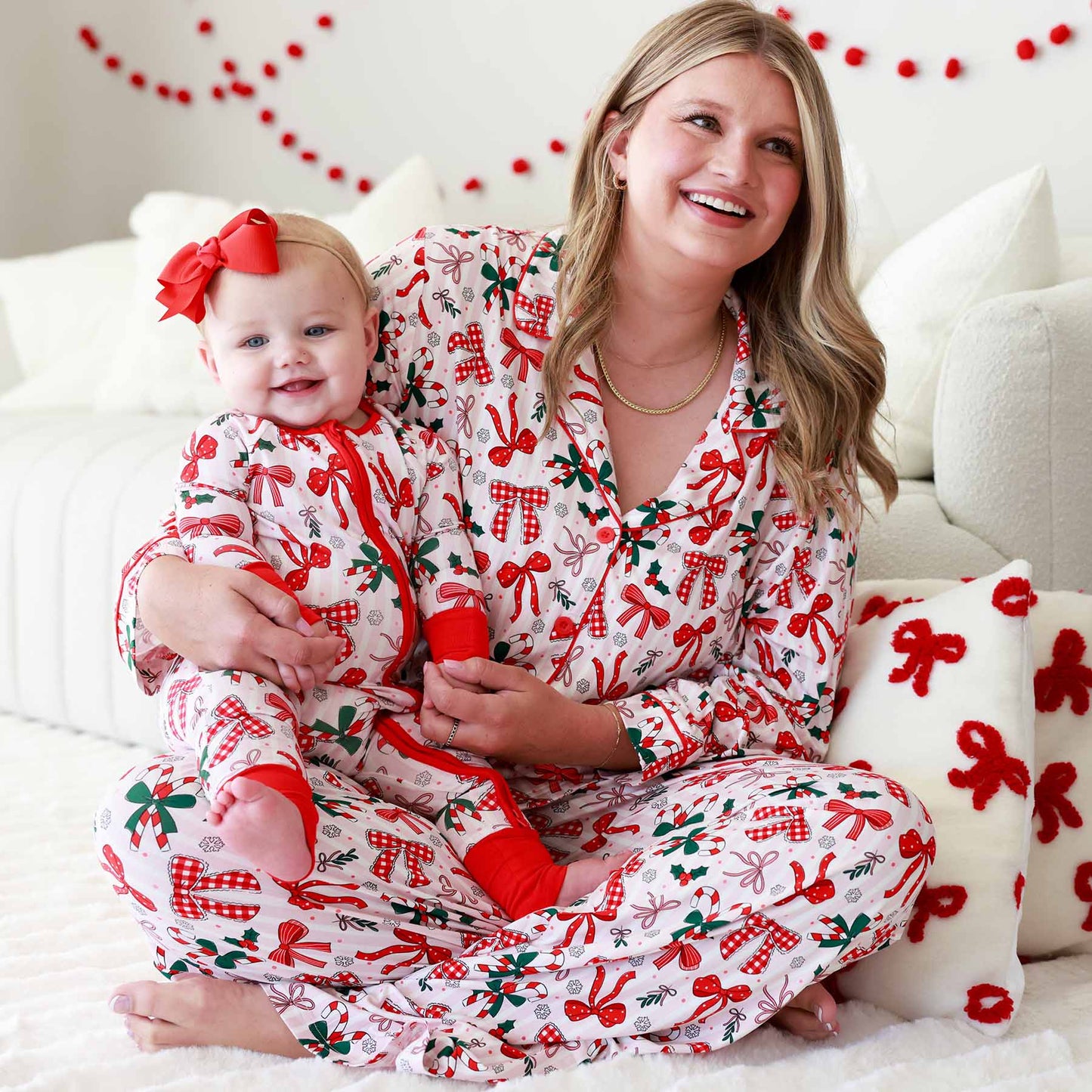 Women's Two Piece Flare Lounge Set | Bow What Fun