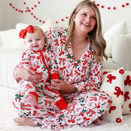 Women's Two Piece Flare Lounge Set | Bow What Fun