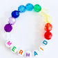Mermaid Rainbow Beaded Bracelet