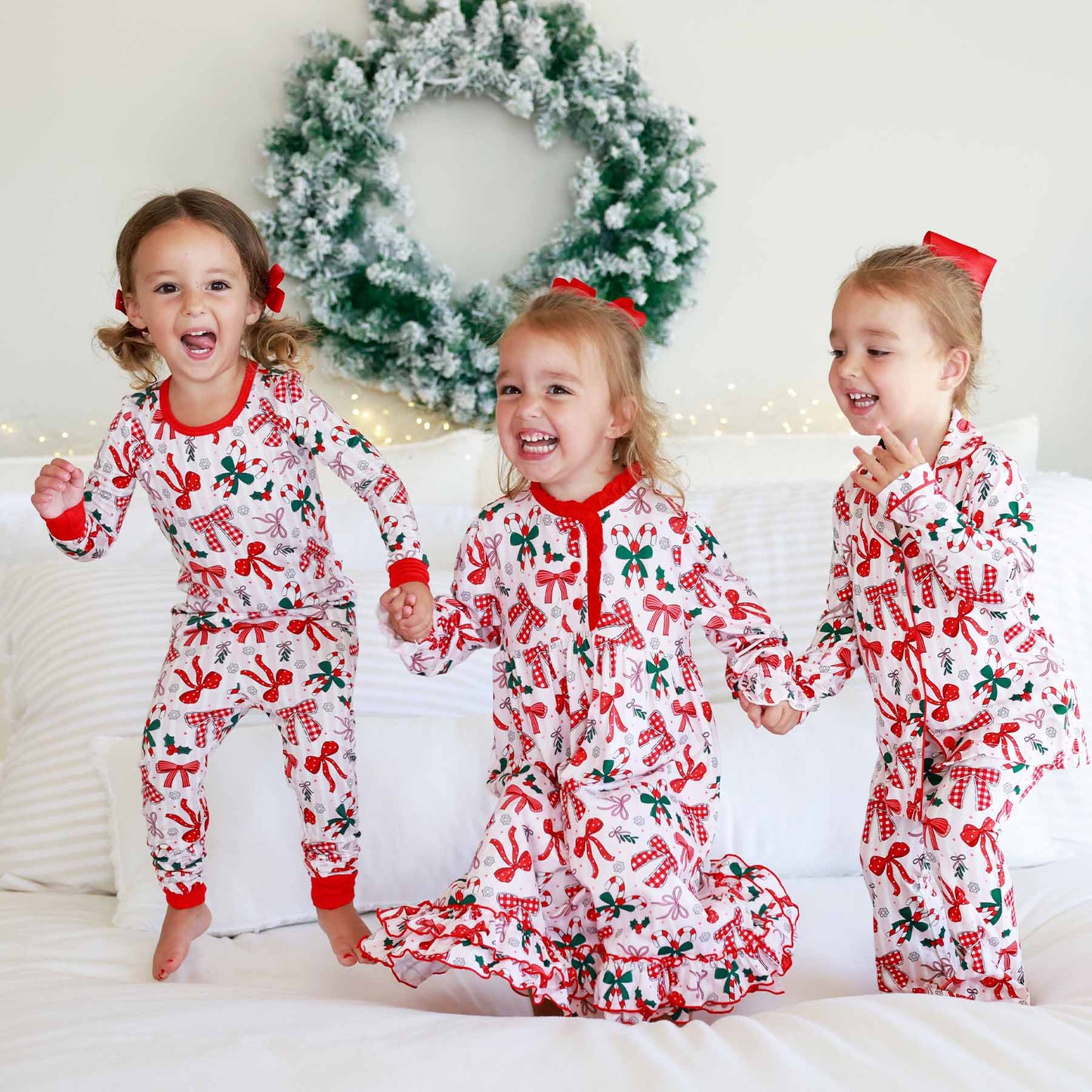 Bow What Fun Two Piece Pajama Set