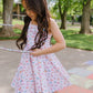 Camila Dress in Butterfly Rainbow | Girls Twirl Dress