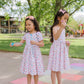 Camila Dress in Butterfly Rainbow | Girls Twirl Dress