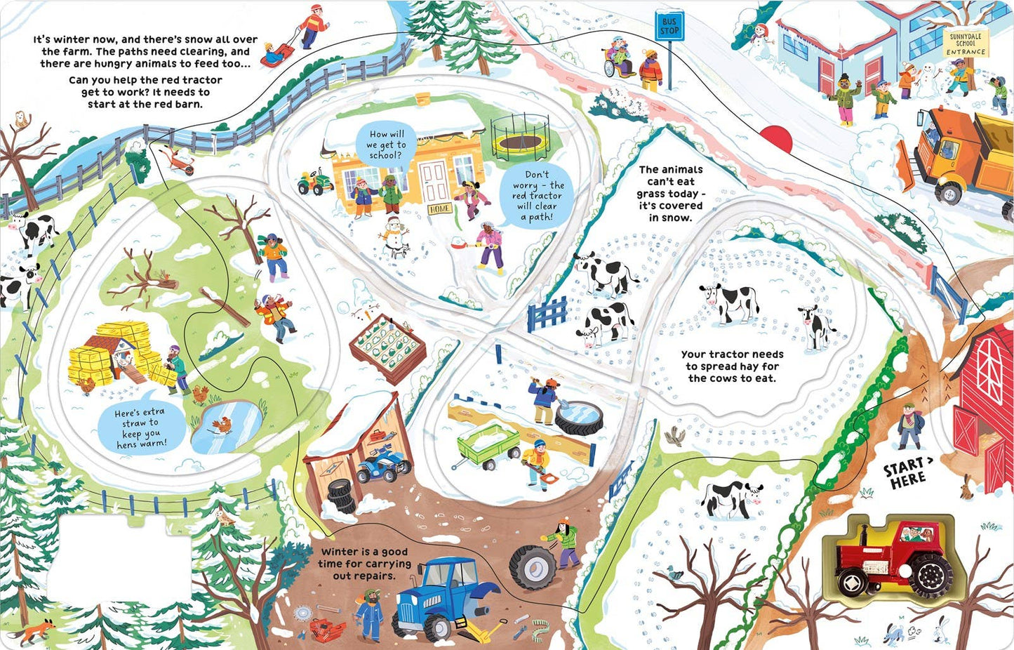 Wind-up Tractor : Usborne