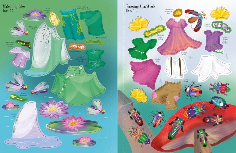 Sticker Dolly Dressing Magical Kingdom : Usborne