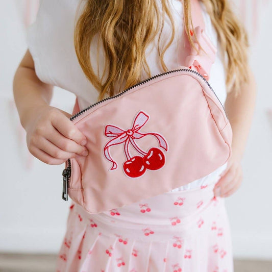 Cherry Coquette Patch Belt Bag - Childrens Summer Accessory
