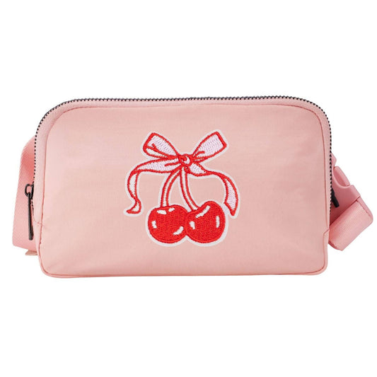 Cherry Coquette Patch Belt Bag - Childrens Summer Accessory