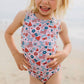 Ollie Jay Lucy Swim in Pink Celebration | girls UPF 50 swim