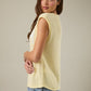 ROLLUP MUSCLE TEE "FAITH" LT WEIGHT SWEATER TOP