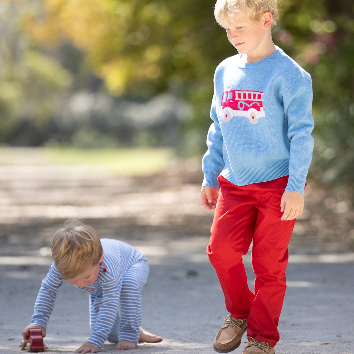 Fire Truck Sweater