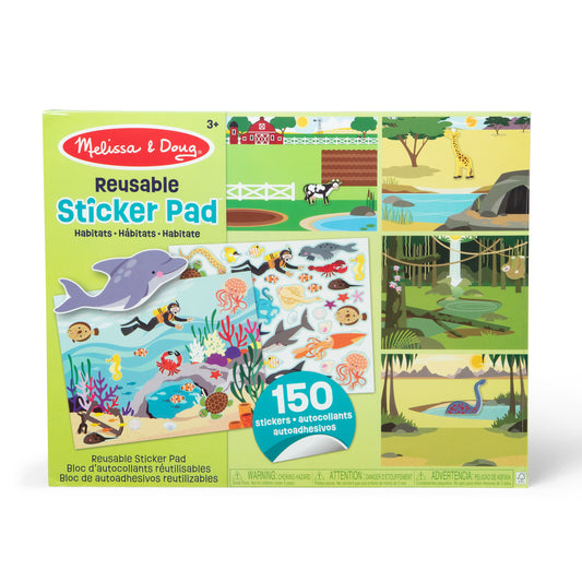 Reusable Sticker Pad- Habitats