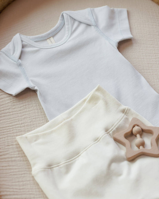 Short Sleeve One-Piece-  Fog