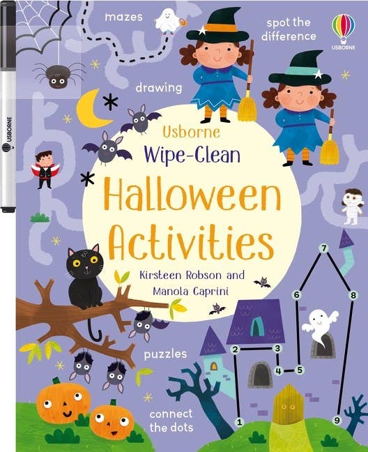 Wipe-Clean Halloween Activities : Usborne