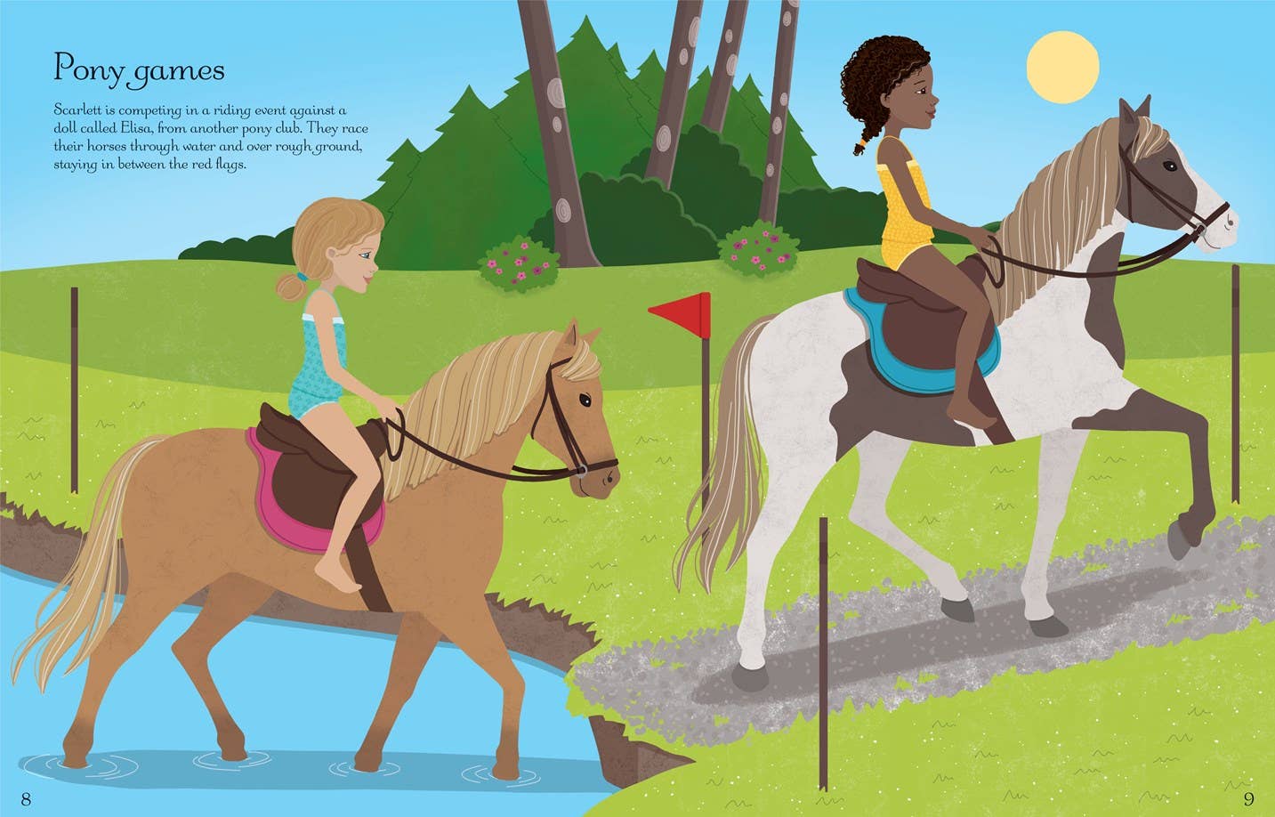 Sticker Dolly Dressing At the Stables: Usborne
