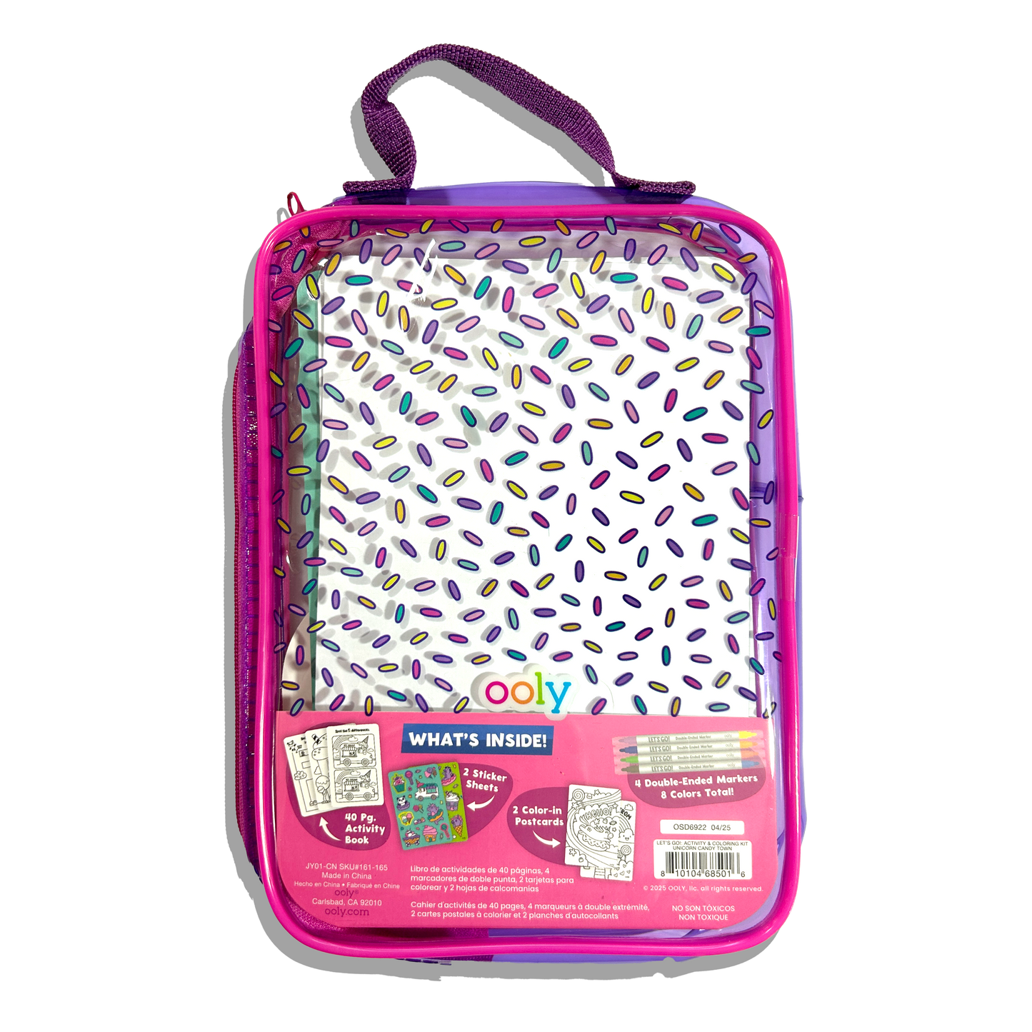 Let's Go!: Activity & Coloring Kit - Unicorn Candy Town